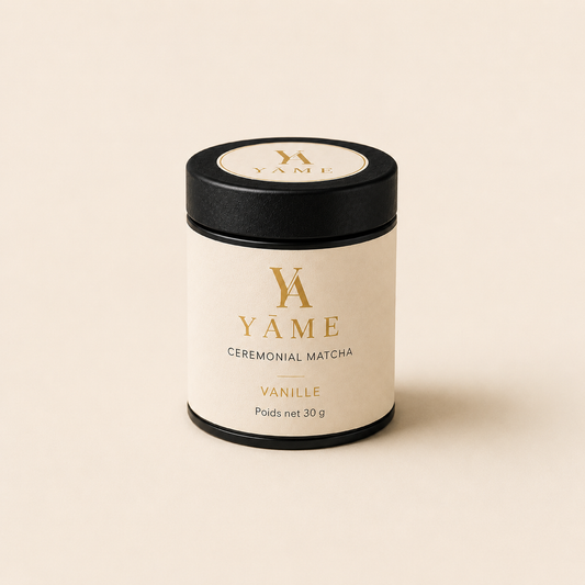 YĀME – Matcha Vanille 30g (Précommande)